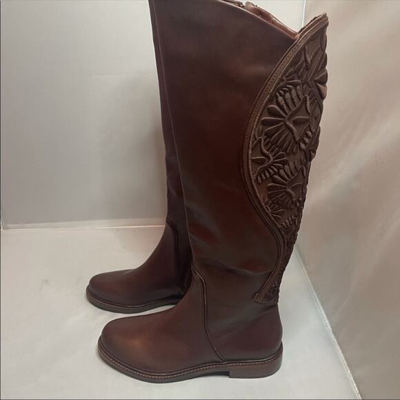Gianni Bini Alybeth Embroidered Riding Boots - Picture 4 of 13